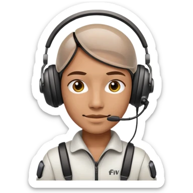 A fpv drone racer sticker