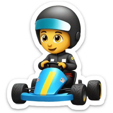 Karting sticker