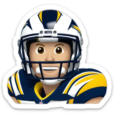 Chargers Justin Herbert sticker