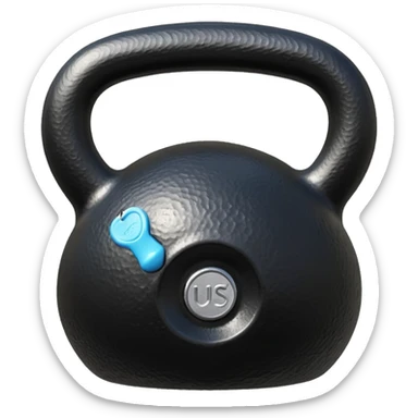 kettlebell weight sticker