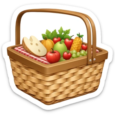 picnic basket sticker