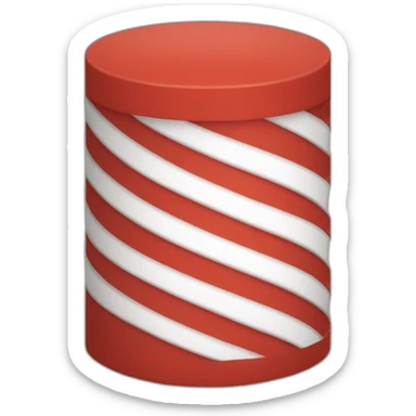 red-and-white-cylinder sticker