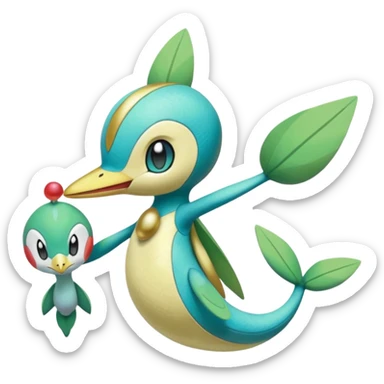 Meloetta-Snivy-Swablu-Pokémon-Fakémon-creature sticker