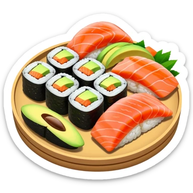 sushi rosa sticker