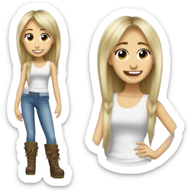 Miley Cyrus as Hannah Montana  sticker