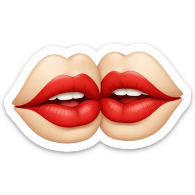 Labbra bacio sticker