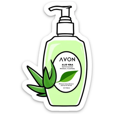 AVON hand lotion with aloe vera sticker
