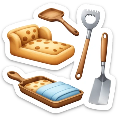 pets accessories like food tools pets-home, beds etc sticker