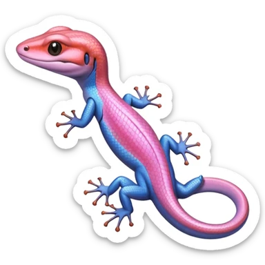 pink skink sticker