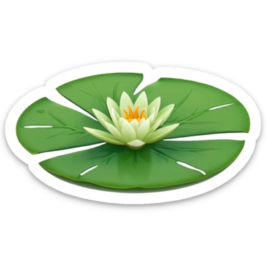 Lily pad only sticker