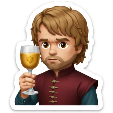 Tyrion lannister drinking sticker