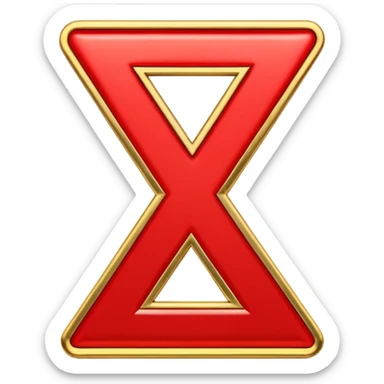 Money symbol with a red x covering it sticker
