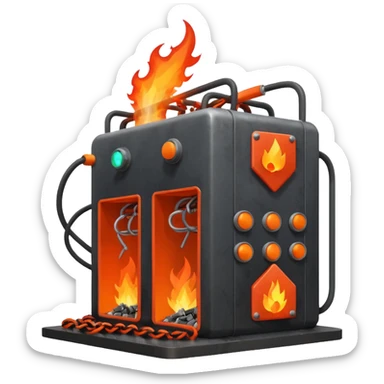 exploded substation sticker