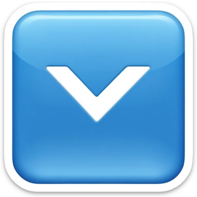 Can u make an emoji that is a blue square with a white tick in the middle of it sticker