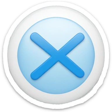 A blue circle with a check mark it's color is white sticker