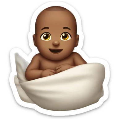 A newborn baby boy  sticker