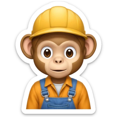 changuito con overol saltanto sticker