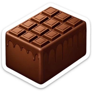 dubai Chocolate piece sticker