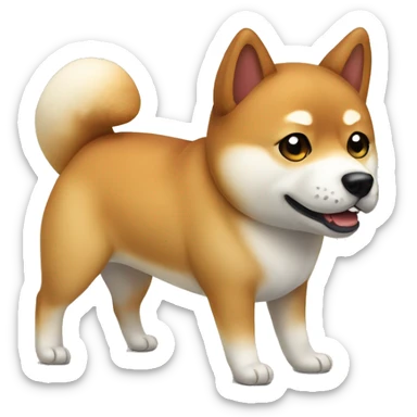Shiba inu dog sticker