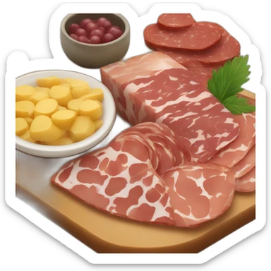 Charcuterie charcuterie  sticker
