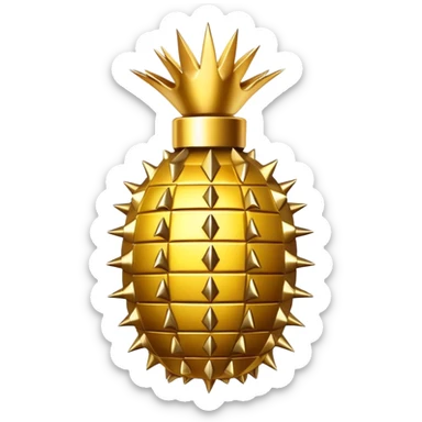 Golden grenade spikes  sticker