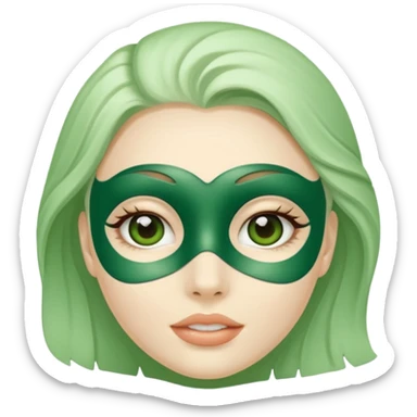 Skincare mask sticker