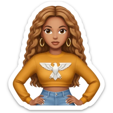 Beyonce from Destiny's Child sticker