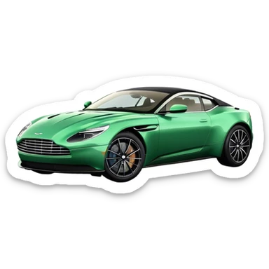 Aston Martin DB11 - Aston Martin (Model Year: 2022) (Iconic colour: Green) sticker