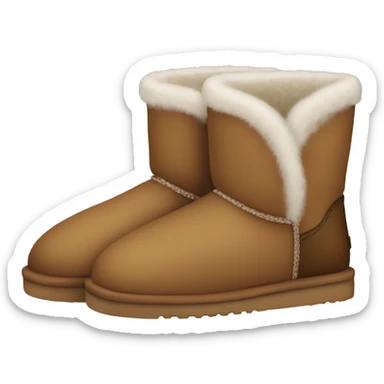 Christmas uggs sticker