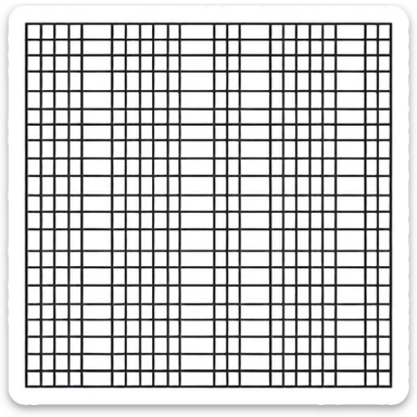 grid vertical and hgorizontal lines sticker