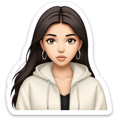 The singer Madison Beer sticker