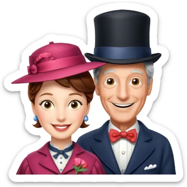 Mary Poppins Dick Van Dyke for discord  sticker
