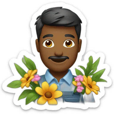 a florist sticker