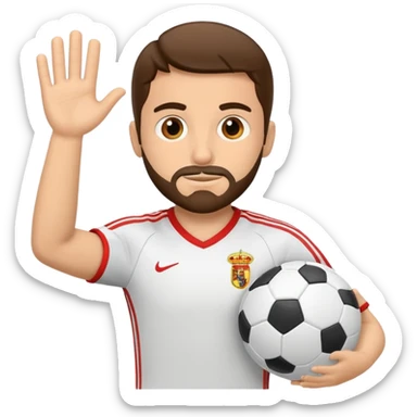 Give me a football playerGive me a Spanish football player sticker