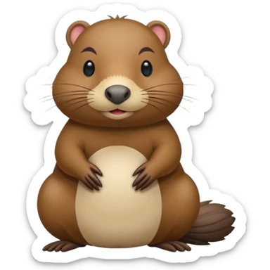 Haz un ornitorrinco es como cuerpo de nutria tiene pico de pato sticker