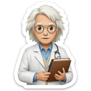 Doc Brown from Back to the Future, The Planner
"By Zeus! We must fill the calendar before the space-time continuum collapses!" sticker