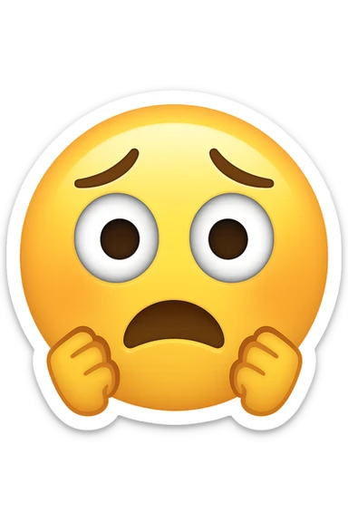 irritabilità o ansia improvvisa emoji stile iphone sticker