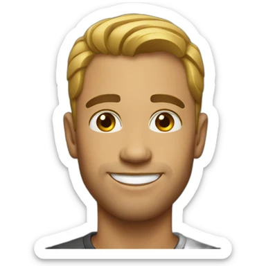 Very handsome guy sticker