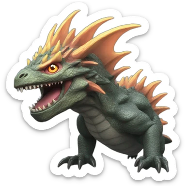 Pacific rin Kaiju sticker