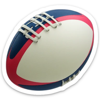 rugby ball sticker