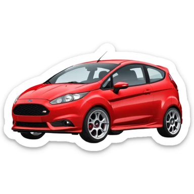 Ford fiesta st150 red sticker