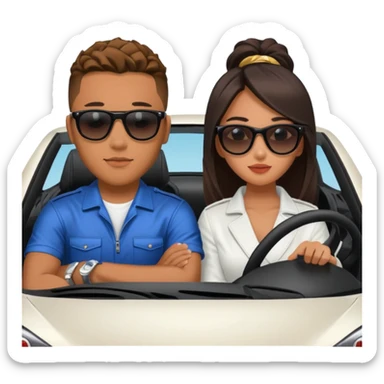 Celebrity relationships josh king jetset madrid the millionaire internet celebrity panel rank founder and instagram model girlfriend Tefi in Nissan GTR  sticker