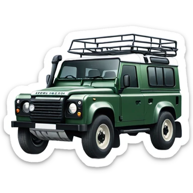 Land Rover defender  sticker