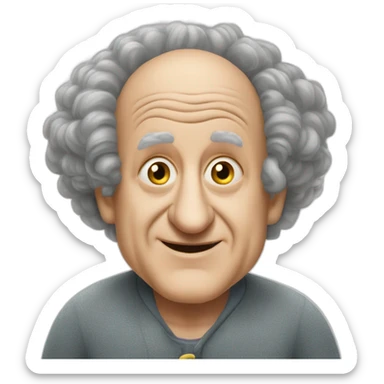 Larry fine of the three stooges sticker