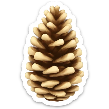 Pinecone sticker