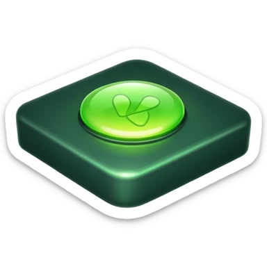 Give me a button that shows itself to be on sticker