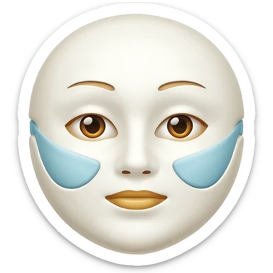 skincare mask without a face sticker
