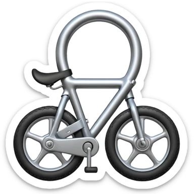 Bike lock sticker