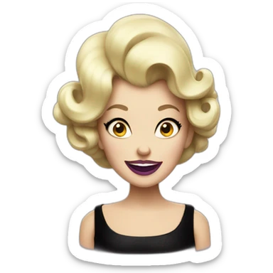 Ursula 50s version sticker