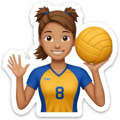 Volleyball Player sticker